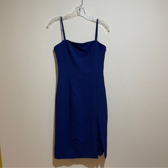 NEW NBD Revolve Cosmopolitan Mini Dress Blue Size Small Slit Party - Picture 4 of 16